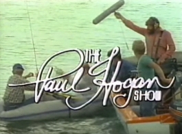 Benny Hill spoofed on the Paul Hogan Show (1978)